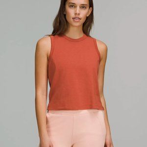 Lululemon Classic-Fit Cotton-Blend Tank Top - Red Rock - 12
